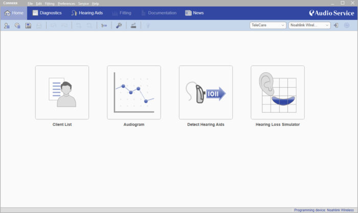Audioconexus Audio Service Connexx - Fitting software download
